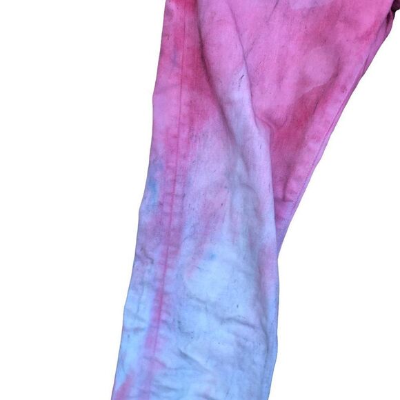 TIE Dyed John Elliot Jeans Trashed Denim Size 32 - Picture 9 of 15